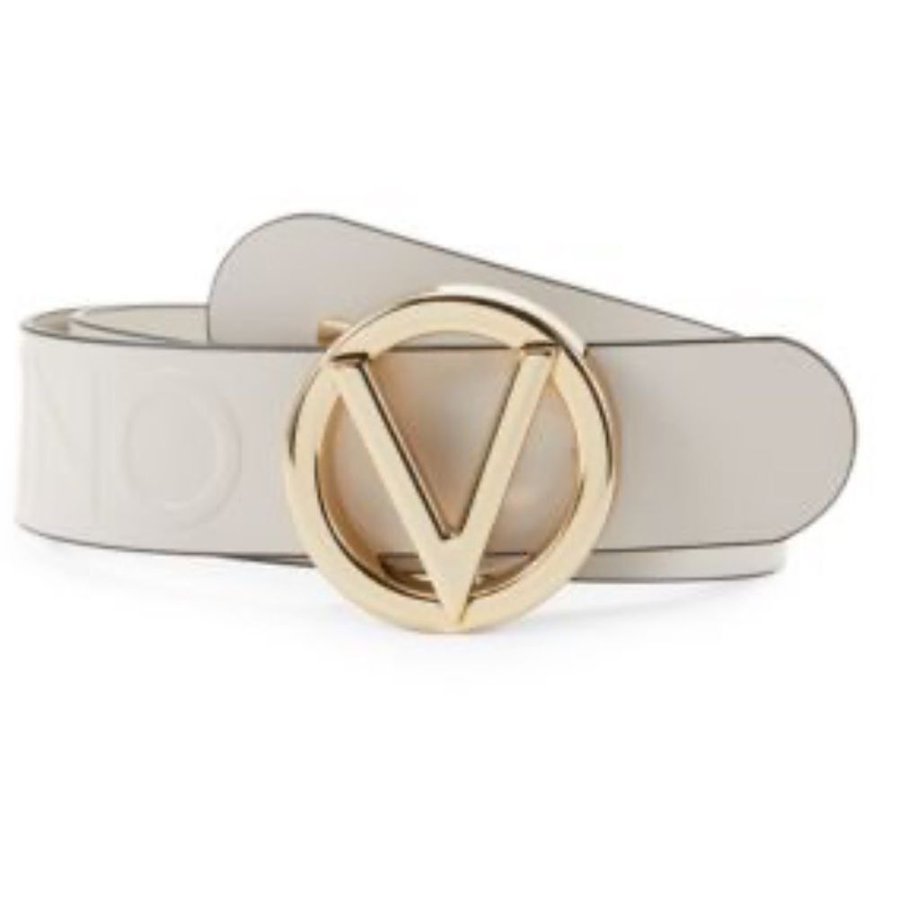 VALENTINO BY MARIO VALENTINO
Bessy V-Logo Embossed Leather Belt